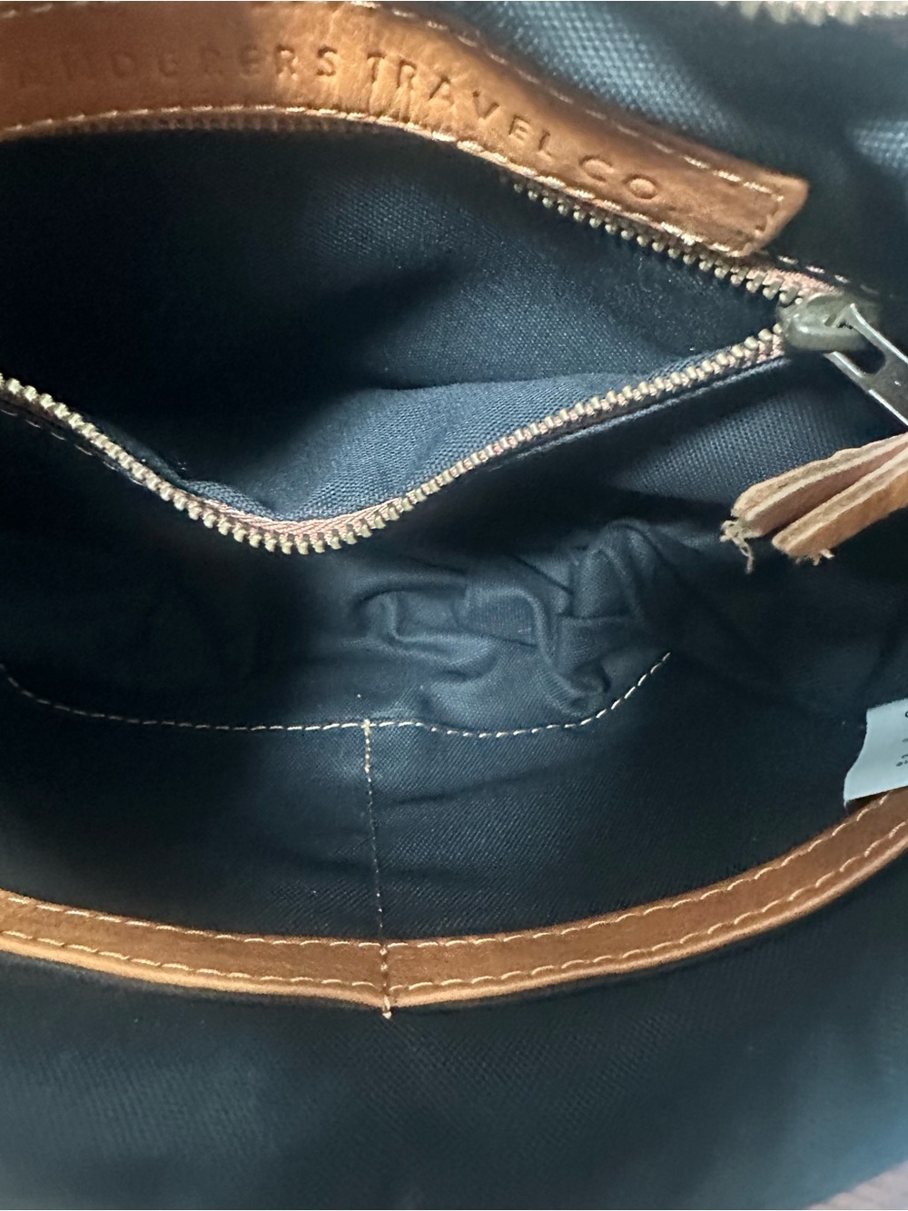 Wander Travel Co Santorini Saddle Crossbody Bag in Tan - soft cowhide leather - Picture 9 of 10